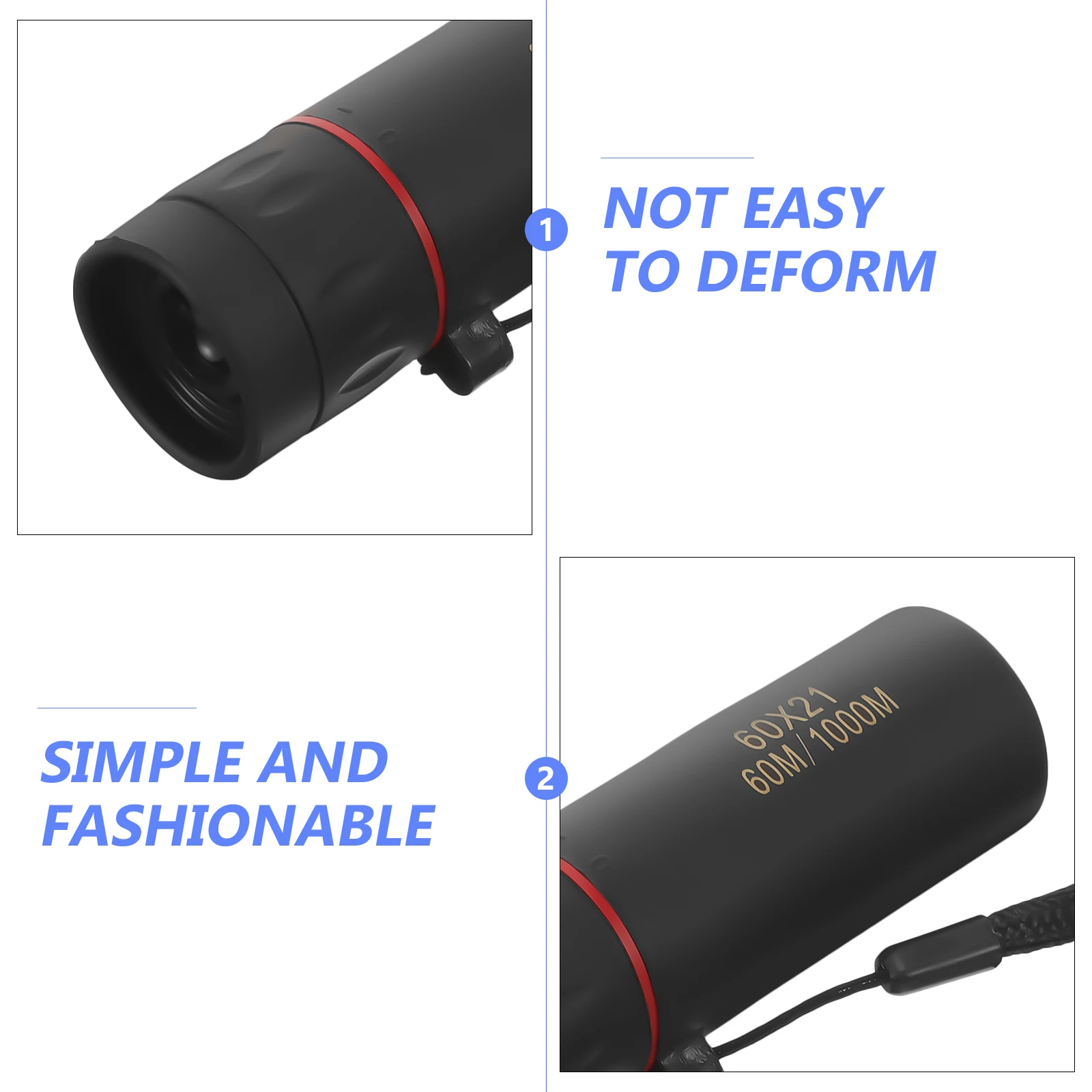 Portable Telescope 60x21 Mini Monocular Hd Optical System for Bird Watching Concerts Events Easy Carry for Travelers
Portable Telescope 60x21 Mini Monocular Hd Optical System for Bird Watching Concerts Events Easy Carry for Travelers