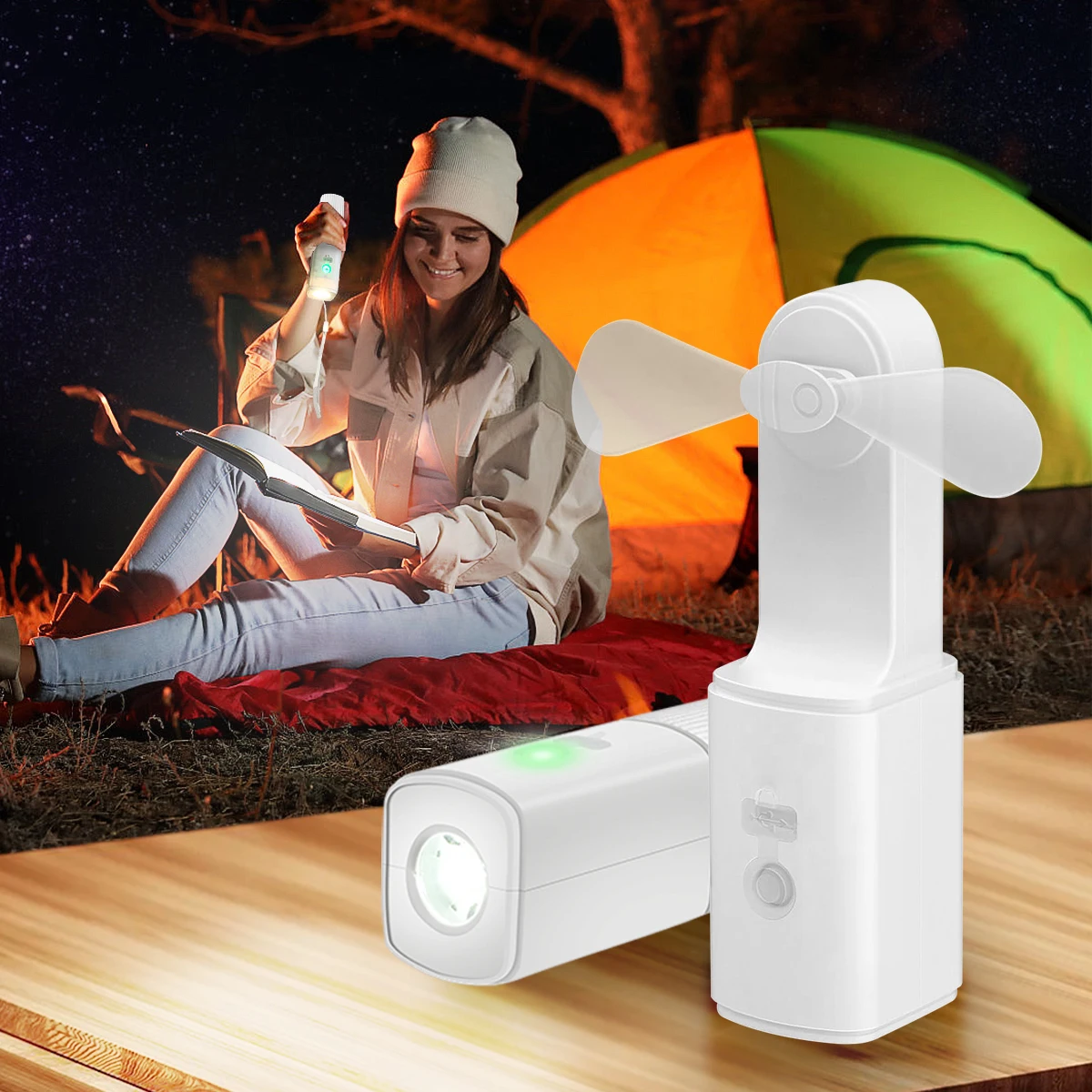 Mini 2-in-1 Portable Fan Rechargeable Handheld Fan Fast Charging Flashlight Personal Fan for Travel Vacation and Festival Gift
Mini 2-in-1 Portable Fan Rechargeable Handheld Fan Fast Charging Flashlight Personal Fan for Travel Vacation and Festival Gift