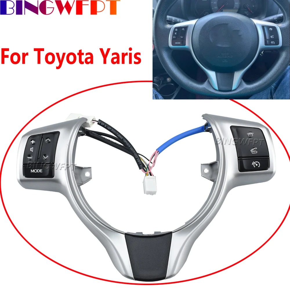 For Toyota Yaris 2012-2018 Verso-S VitZ 2012-2014 Car High Quality Phone Volume Control Steering Wheel Button Switch
For Toyota Yaris 2012-2018 Verso-S VitZ 2012-2014 Car High Quality Phone Volume Control Steering Wheel Button Switch
