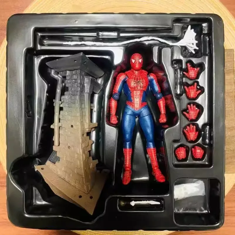 14cm Movie Peripherals Avengers Spider Man Action Figure PVC Model Joint Movable Collectibles Decoration Desktop Ornament Gift
14cm Movie Peripherals Avengers Spider Man Action Figure PVC Model Joint Movable Collectibles Decoration Desktop Ornament Gift
