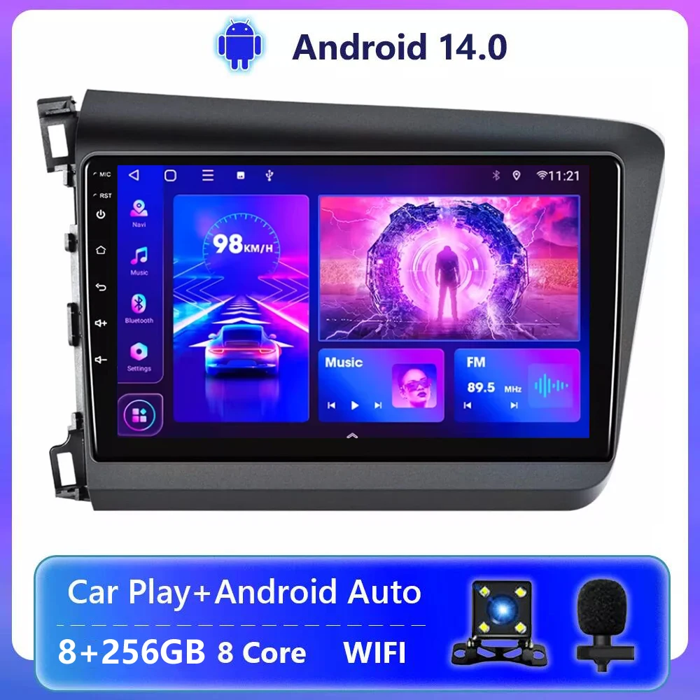Автомагнитола 2 Din, 9 дюймов, Android 14,0, для Honda Civic 2012, 2013, 2014, 2015, мультимедийный плеер 2 Din, Carplay, стерео, GPS, навигация, головное устройство
Автомагнитола 2 Din, 9 дюймов, Android 14,0, для Honda Civic 2012, 2013, 2014, 2015, мультимедийный плеер 2 Din, Carplay, стерео, GPS, навигация, головное устройство