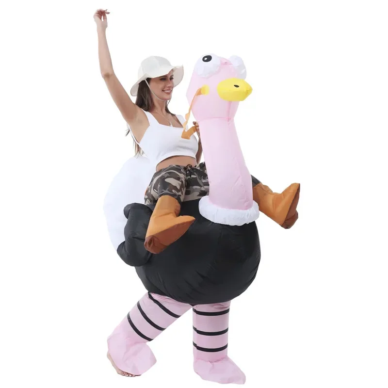 Halloween Party Carnival Costume Adult Role Play Creative Shape Pink Inflatable Ostrich Costume Dress Up Holiday Gift
Halloween Party Carnival Costume Adult Role Play Creative Shape Pink Inflatable Ostrich Costume Dress Up Holiday Gift