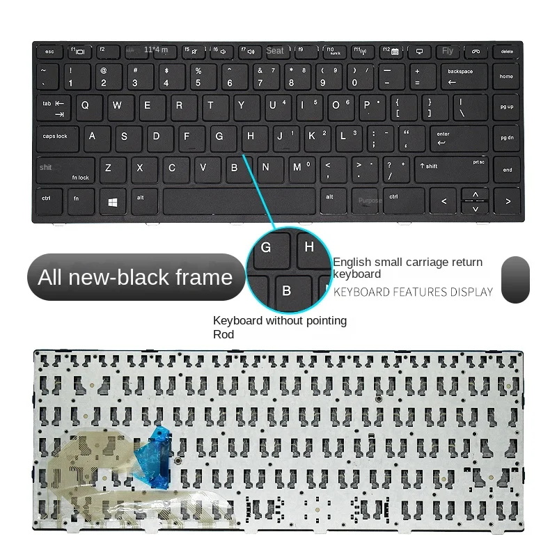 Applicable for replacement with For HP EliteBook 745 G5 840 G5 G6 846 G5 Laptop keyboard
Applicable for replacement with For HP EliteBook 745 G5 840 G5 G6 846 G5 Laptop keyboard