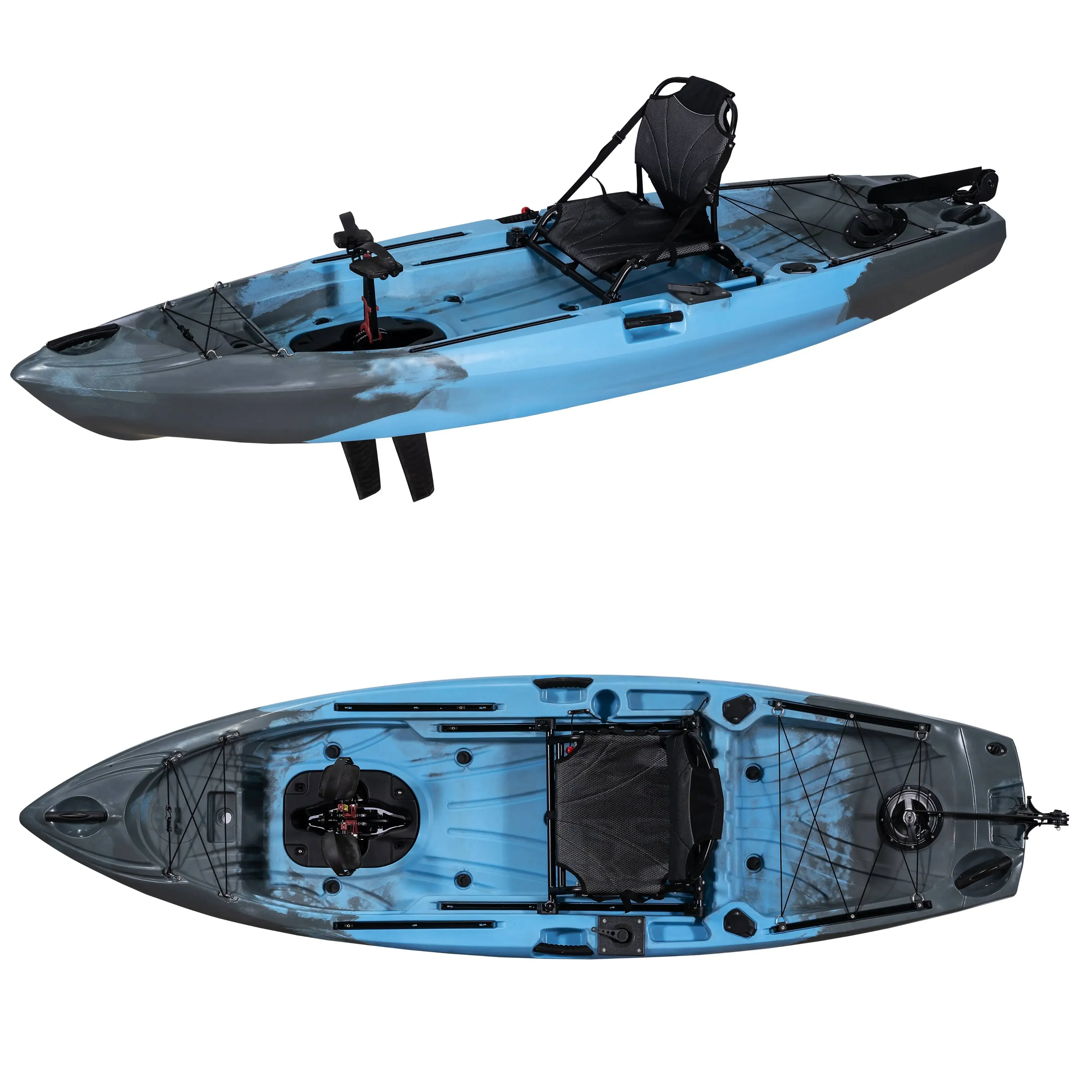 10ft Fishing Kayak with Pedal Drive 3.04m Pedal Kayak Fishing Boat Load 308lbs/140kg Sit on Top
10ft Fishing Kayak with Pedal Drive 3.04m Pedal Kayak Fishing Boat Load 308lbs/140kg Sit on Top
