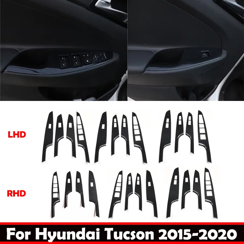 LHD RHD For For Hyundai Tucson 2015-2020 ABS carbonfiber window rise switch cover glass control panle cover interior accessories
LHD RHD For For Hyundai Tucson 2015-2020 ABS carbonfiber window rise switch cover glass control panle cover interior accessories