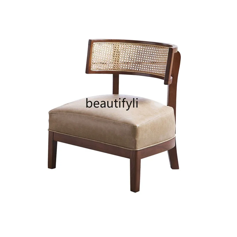 A15 Rattan Sofa Balcony Single Leisure Rattan Vintage Lazy Sofa Coffee Shop Nordic Single Seat Chair
A15 Rattan Sofa Balcony Single Leisure Rattan Vintage Lazy Sofa Coffee Shop Nordic Single Seat Chair