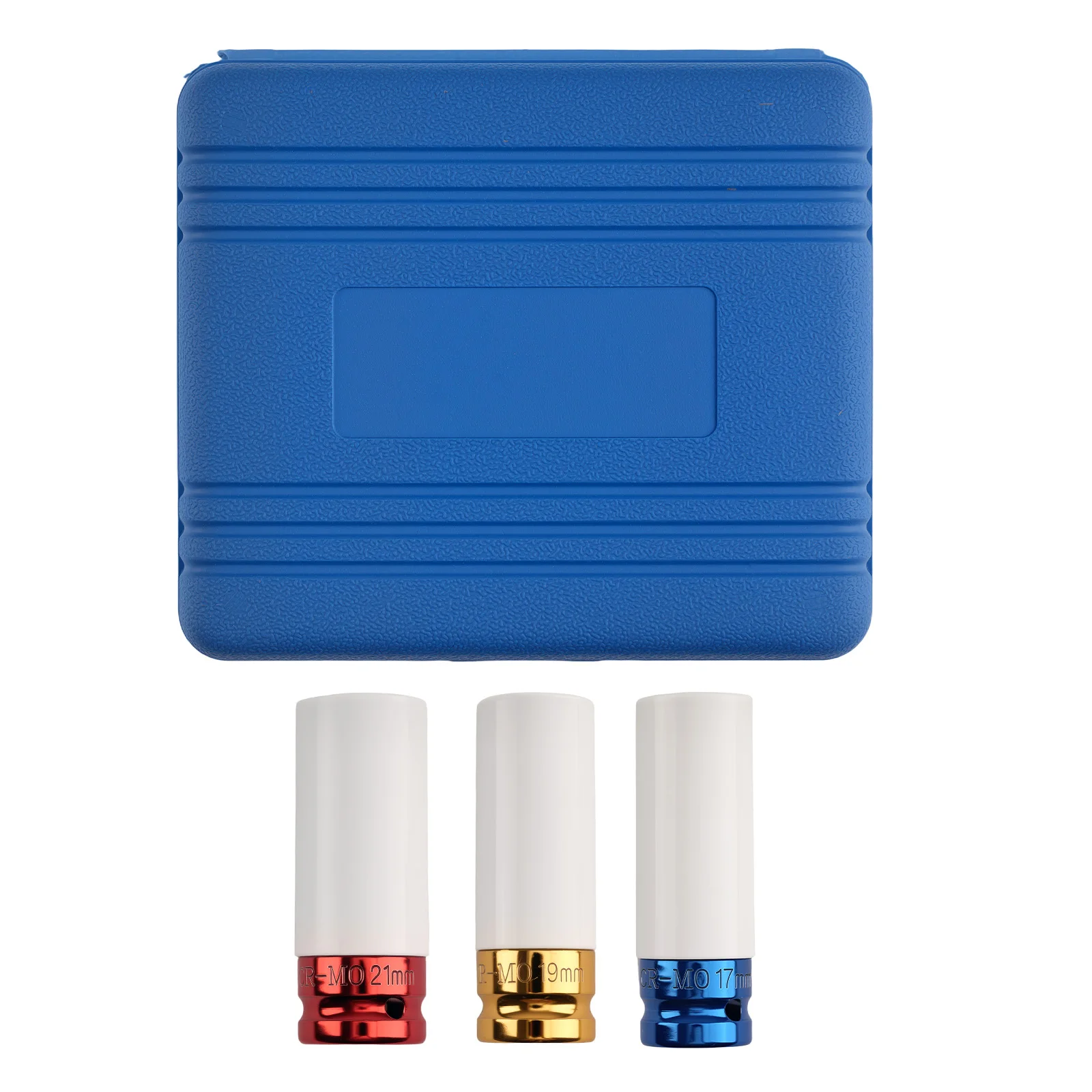 Набор ударных головок 3X Heavy Duty (17 мм, 19 мм, 21 мм, 1/2 дюйма) с цветовой кодировкой
Набор ударных головок 3X Heavy Duty (17 мм, 19 мм, 21 мм, 1/2 дюйма) с цветовой кодировкой