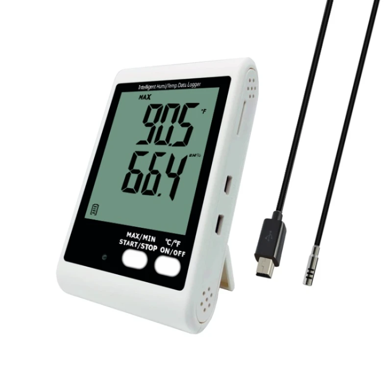 DWL-21E Large Digital LCD Display External Sensor Thermometer Hygrometer Data Logger
DWL-21E Large Digital LCD Display External Sensor Thermometer Hygrometer Data Logger