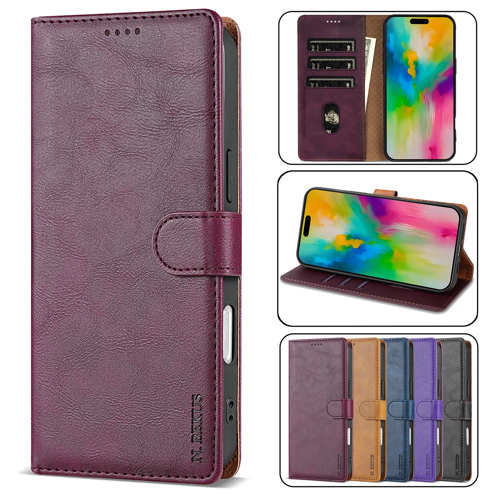 Business Leather Case For iPhone 17 Air 16 15 14 Pro Max 13 12 11 Pro XS Max XR X 16E Flip Wallet Card Slot Phone Cover
Business Leather Case For iPhone 17 Air 16 15 14 Pro Max 13 12 11 Pro XS Max XR X 16E Flip Wallet Card Slot Phone Cover