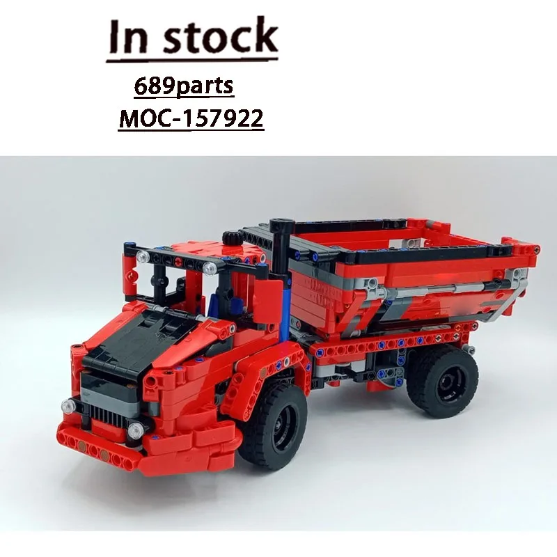 MOC-157922 New Classic Red Freight Semi-Truck Dump Truck Building Block Model 689 Parts Boys Children's Birthday Toy Gift
MOC-157922 New Classic Red Freight Semi-Truck Dump Truck Building Block Model 689 Parts Boys Children's Birthday Toy Gift