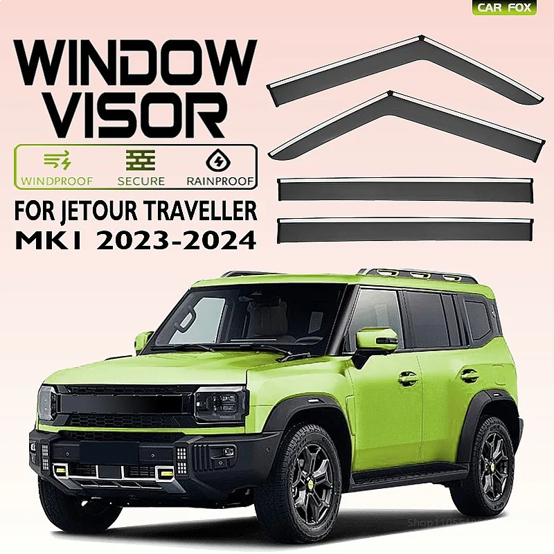 For Jetour Traveller 2023+ Car Window Visor Rain Sun Shade Awning Side Shield Auto Accessories
For Jetour Traveller 2023+ Car Window Visor Rain Sun Shade Awning Side Shield Auto Accessories