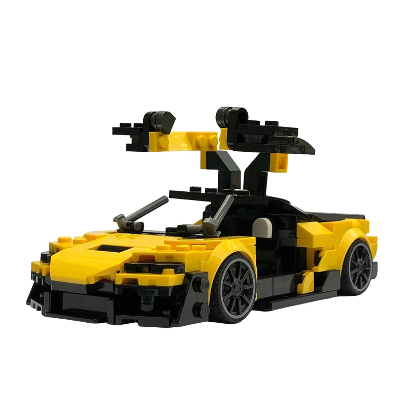365PCS MOC City Champions Super Car Mclaren W1 Working Gull Wing Doors Spoiler Model Technology DIY Building Blocks Gift Display
365PCS MOC City Champions Super Car Mclaren W1 Working Gull Wing Doors Spoiler Model Technology DIY Building Blocks Gift Display