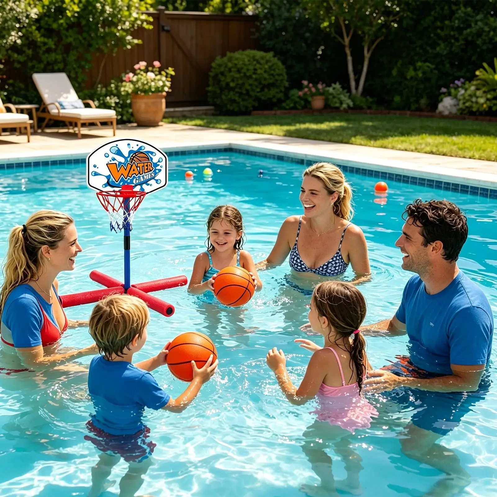 Pool Basketball Hoop Floating Interactive Fun Entertainment Toy Pool Basketball Hoop Toy For Parents Children Kids Family Yard
Pool Basketball Hoop Floating Interactive Fun Entertainment Toy Pool Basketball Hoop Toy For Parents Children Kids Family Yard