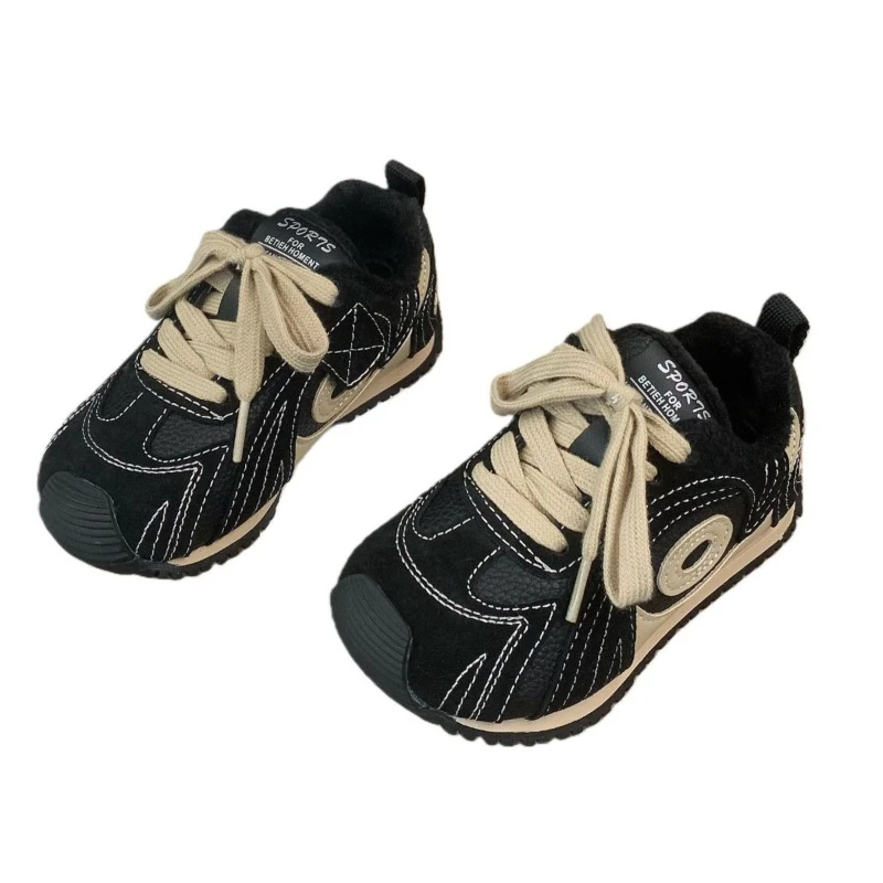 Winter Children's Boys Girls Plus Velvet Anti-skateboard Shoes Kids Toddler Students Fashionable All-match Casual Running Shoes
Winter Children's Boys Girls Plus Velvet Anti-skateboard Shoes Kids Toddler Students Fashionable All-match Casual Running Shoes