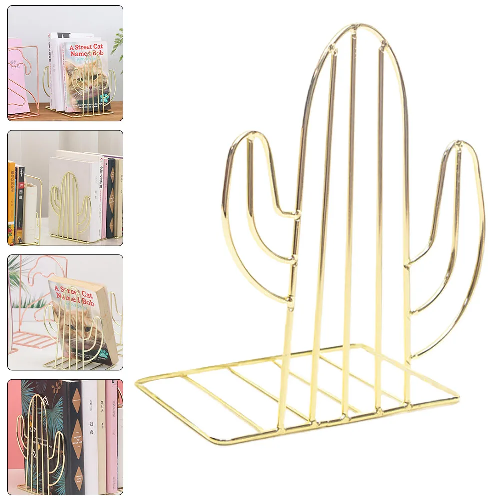 1 Pair Iron Art Bookends Organizer Office Supplies Simple Bookshelf Baffle Book Supports Study Room Cactus Design Book
1 Pair Iron Art Bookends Organizer Office Supplies Simple Bookshelf Baffle Book Supports Study Room Cactus Design Book
