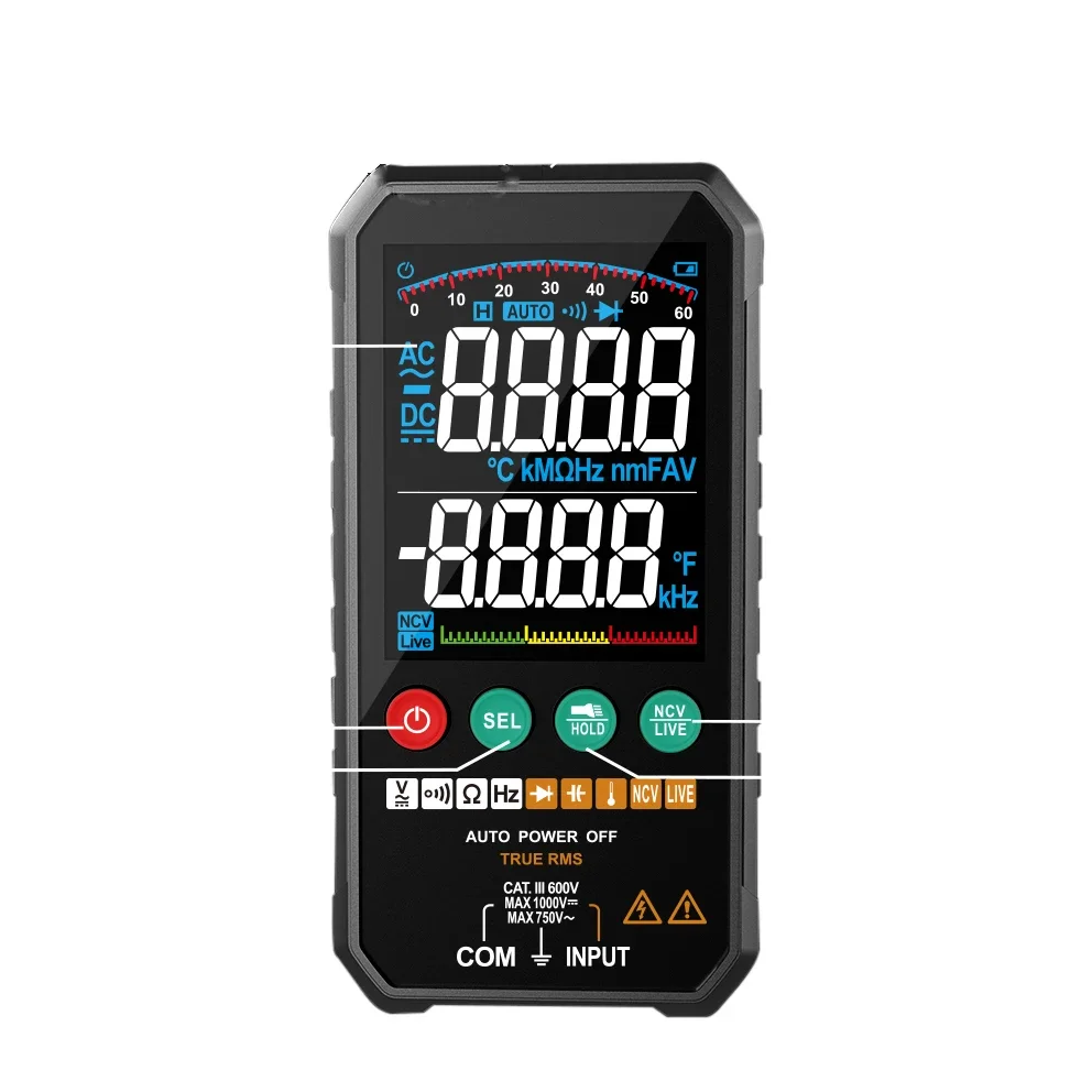 107A Smart Digital Multimeter 6000 Counts
107A Smart Digital Multimeter 6000 Counts
