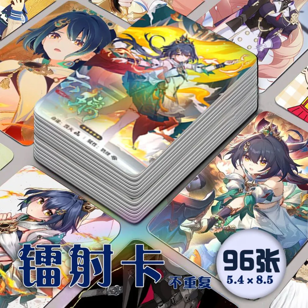 96 PCS Honkai: Star Rail Yunli Anime Laser Cosplay Rounded Corners LOMO Card Christmas Gifts Girls
96 PCS Honkai: Star Rail Yunli Anime Laser Cosplay Rounded Corners LOMO Card Christmas Gifts Girls