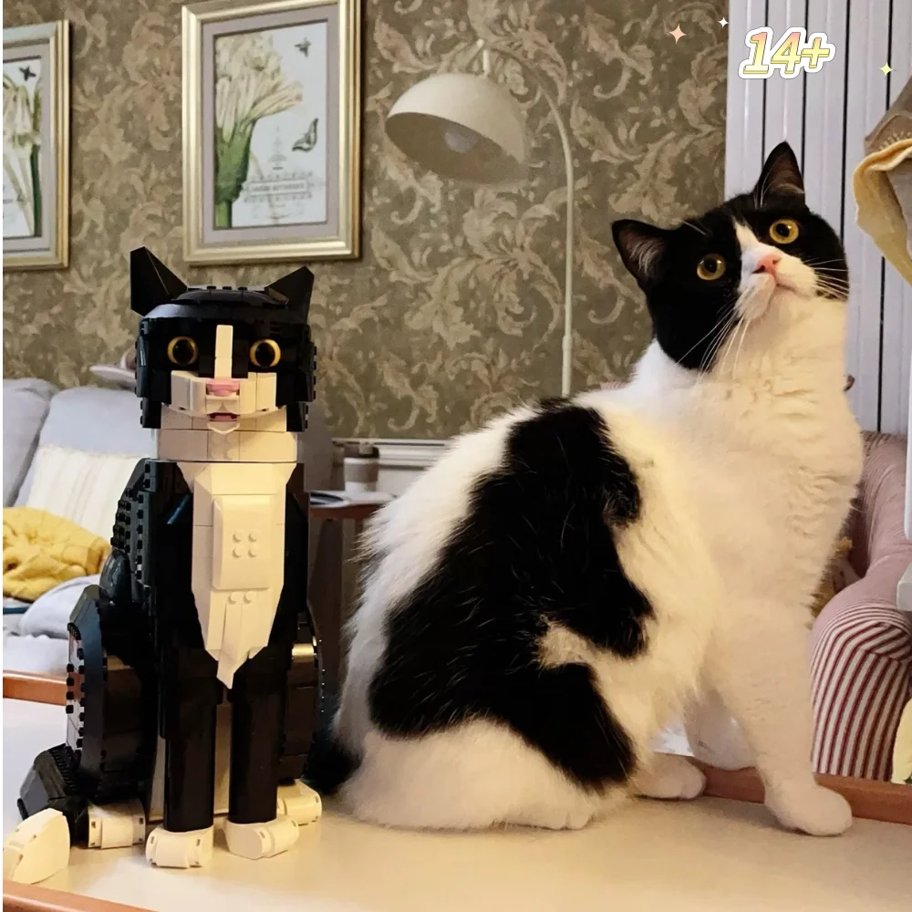 1710pcs Cat Animal Model Assemble Cute Cartoon Building Block Puzzle Model Toys For Birthday Festival Gifts Fun To Build
1710pcs Cat Animal Model Assemble Cute Cartoon Building Block Puzzle Model Toys For Birthday Festival Gifts Fun To Build