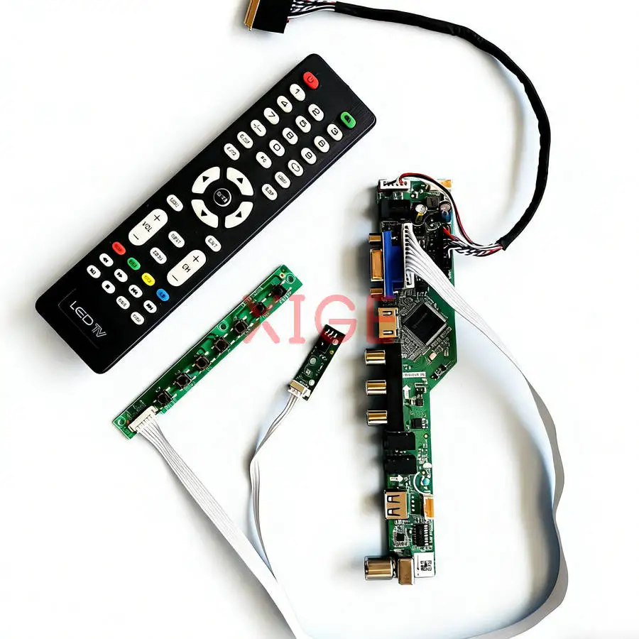 For LTN140AT26 LTN140AT28 LTN140AT27 LTN140AT22 Drive Board Kit DIY 1366*768 1366x768 Laptop Display LVDS-40 Pin USB+AV+VGA+HDMI
For LTN140AT26 LTN140AT28 LTN140AT27 LTN140AT22 Drive Board Kit DIY 1366*768 1366x768 Laptop Display LVDS-40 Pin USB+AV+VGA+HDMI