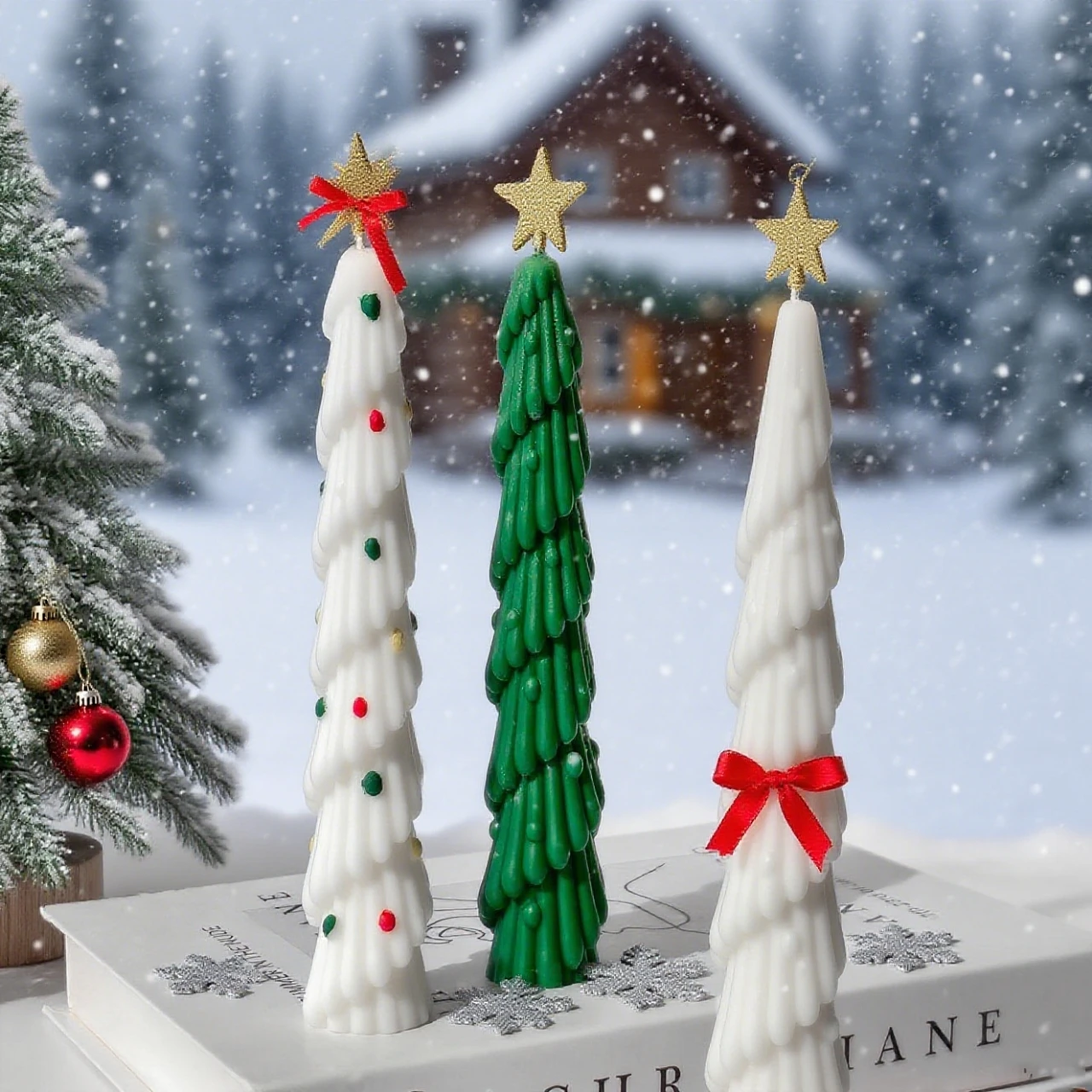 Christmas Tree Aromatherapy Candle Silicone Mold for DIY Christmas Candle Decor Ornaments Handmade Holiday Crafts Mould
Christmas Tree Aromatherapy Candle Silicone Mold for DIY Christmas Candle Decor Ornaments Handmade Holiday Crafts Mould