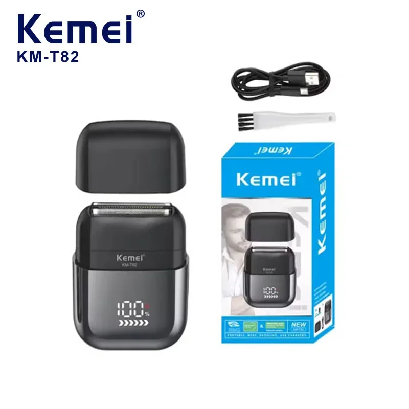 Kemei T82 профессиональная водостойкая электробритва перезаряжаемый станок для бритья для мужчин цифровой дисплей триммер для бороды мини-бритва
Kemei T82 профессиональная водостойкая электробритва перезаряжаемый станок для бритья для мужчин цифровой дисплей триммер для бороды мини-бритва
