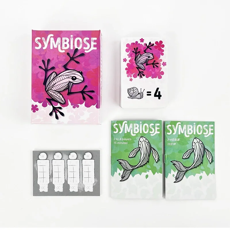 Карточная игра Symbiose для 2-4 игроков, стратегический сбор, повседневное вязание, двуязычная китайская английская настольная игра, в наличии
Карточная игра Symbiose для 2-4 игроков, стратегический сбор, повседневное вязание, двуязычная китайская английская настольная игра, в наличии