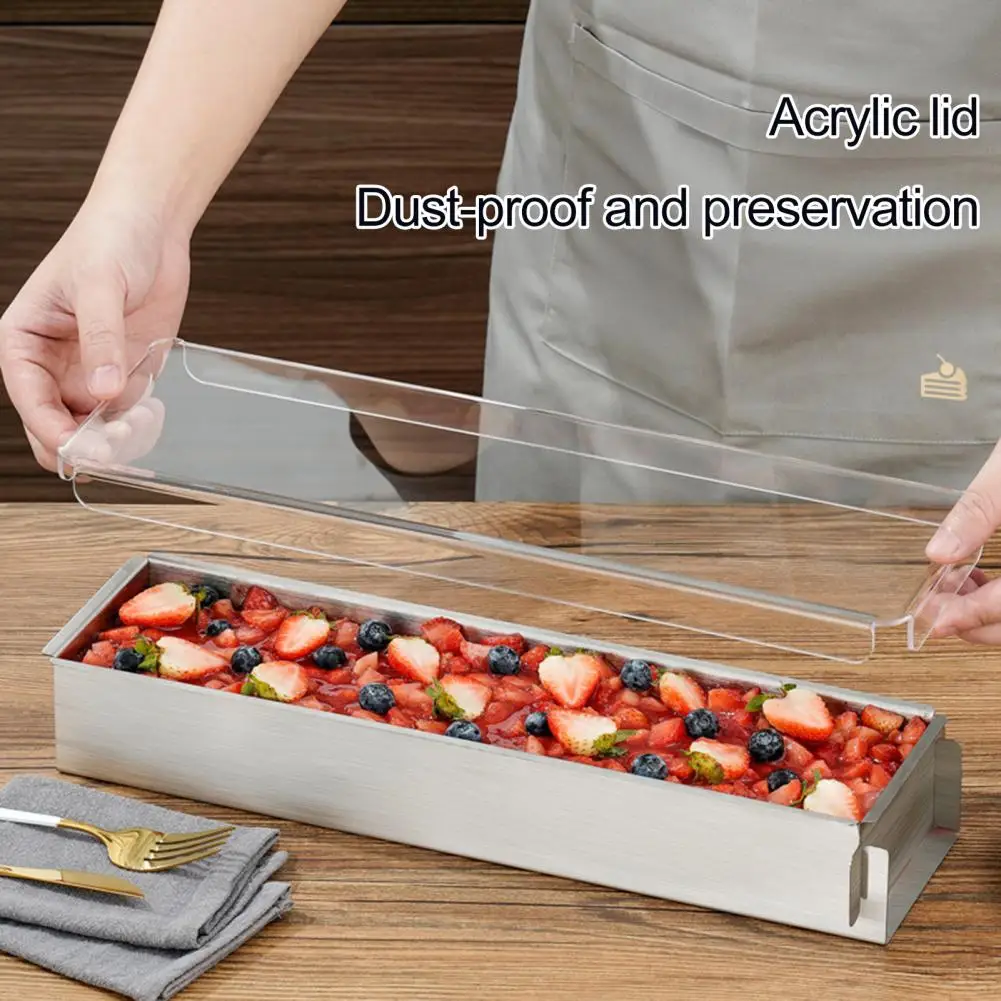 Stainless Steel Tiramisu Mold Rectangular Baking Pan for Cake Layers Non-Stick Mousse Mold DIY Cakes Cookies Chocolates Mold
Stainless Steel Tiramisu Mold Rectangular Baking Pan for Cake Layers Non-Stick Mousse Mold DIY Cakes Cookies Chocolates Mold