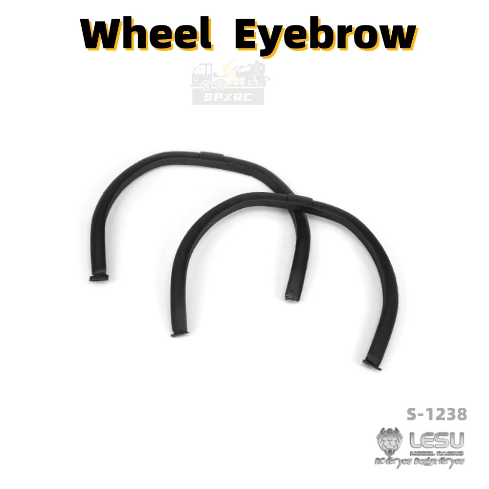 1 Pair Wheel Eyebrow ABS Wheel Trims Decorative S-1238 For 1/14 Tamiya RC Lesu Scania Man Actros Romote Control Trailer Tipper
1 Pair Wheel Eyebrow ABS Wheel Trims Decorative S-1238 For 1/14 Tamiya RC Lesu Scania Man Actros Romote Control Trailer Tipper