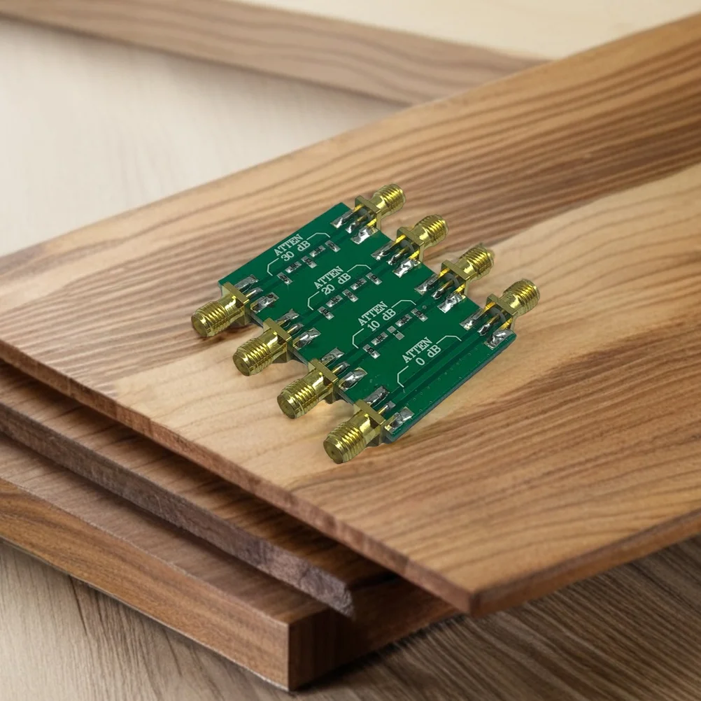 1pcs Attenuator 3Db 50 Ohm Precision Signal Control Stable Frequency Coverage For Electronic Test Kit Circuit Board 
1pcs Attenuator 3Db 50 Ohm Precision Signal Control Stable Frequency Coverage For Electronic Test Kit Circuit Board