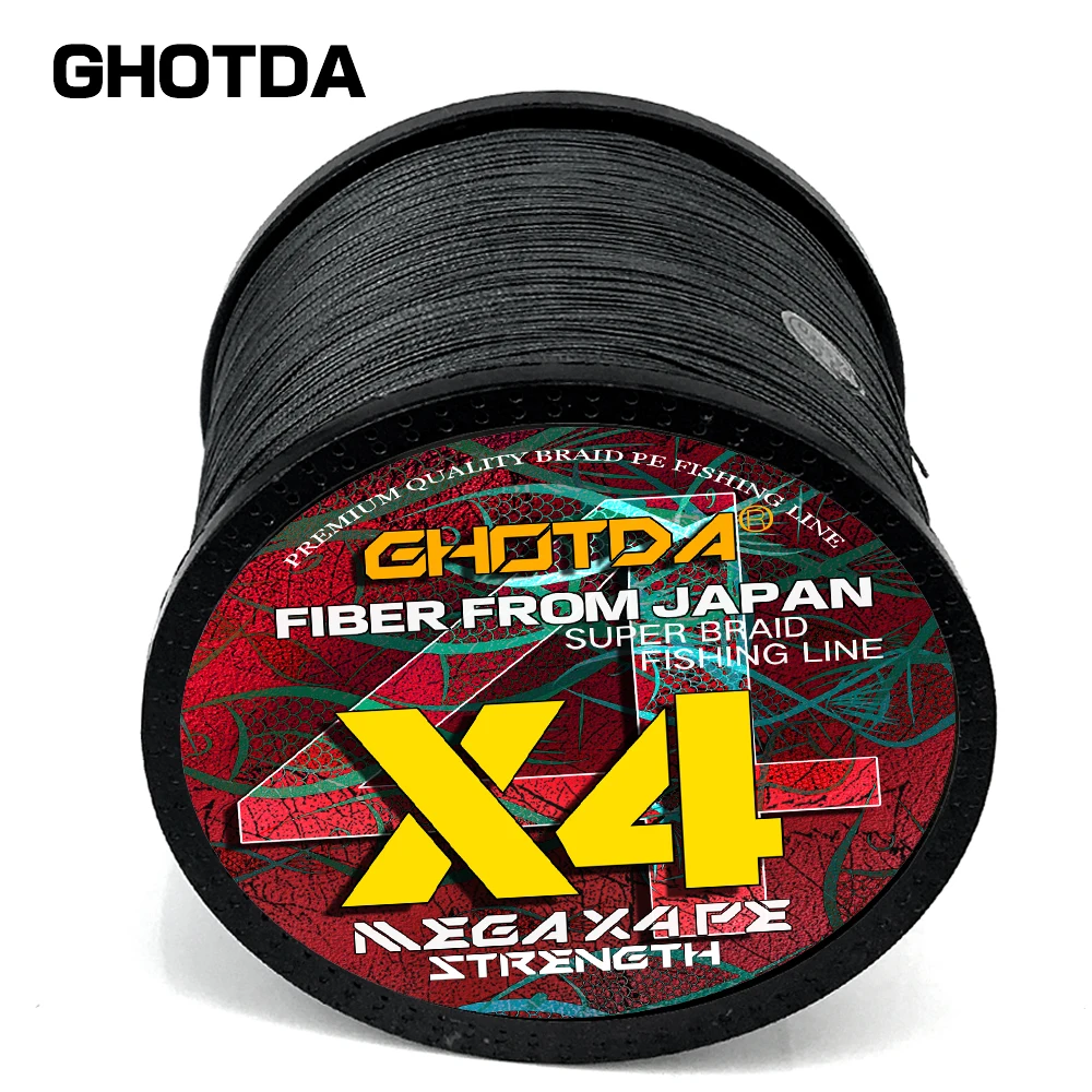 300M/500M 4 Strand Braided Fishing Line 0.11mm-0.5mm for Sea/Ice/River/Rock Outdoor Fishing Gear 4.8/8.3/16.2/22.6/27.2/36.8kg
300M/500M 4 Strand Braided Fishing Line 0.11mm-0.5mm for Sea/Ice/River/Rock Outdoor Fishing Gear 4.8/8.3/16.2/22.6/27.2/36.8kg