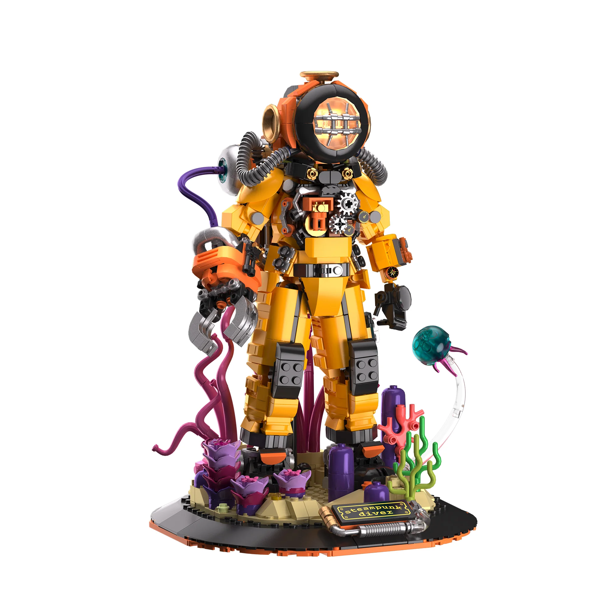 Creative Expert Steampunk wind diver MOC 30701 Submarine Diver Model 1287PCS Building Blocks Brick Puzzle Toys for Children Gift
Creative Expert Steampunk wind diver MOC 30701 Submarine Diver Model 1287PCS Building Blocks Brick Puzzle Toys for Children Gift