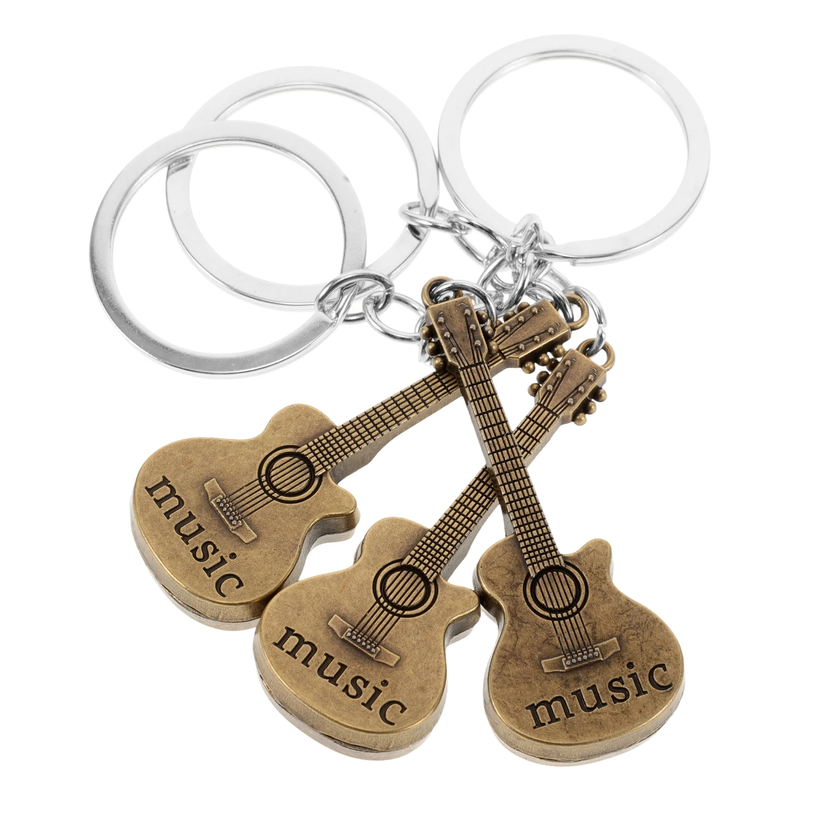 3 Pcs Music Guitar Key Chain Keychain Small Lover Musical Keyring Accessory Elastic
3 Pcs Music Guitar Key Chain Keychain Small Lover Musical Keyring Accessory Elastic