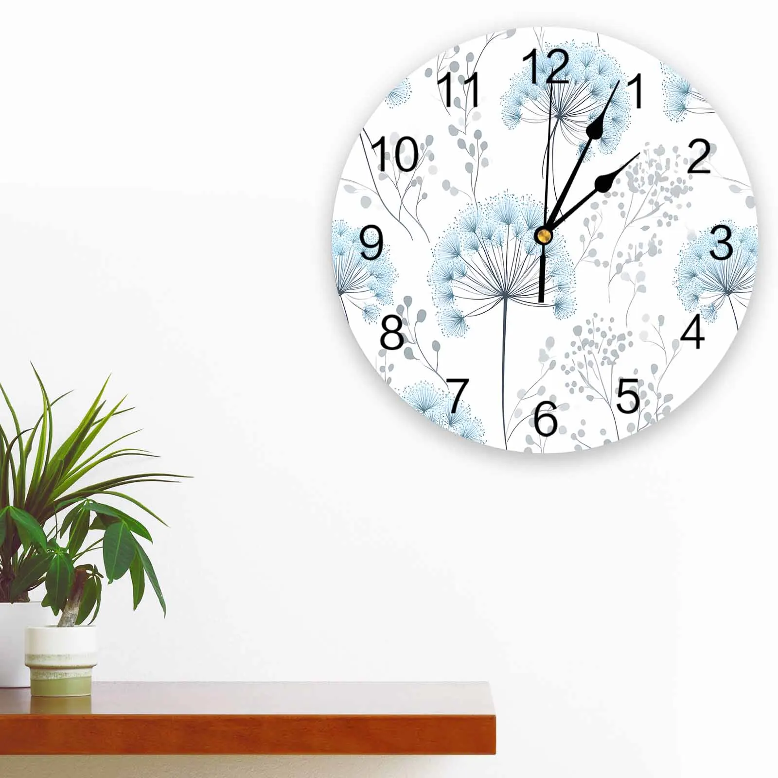 Country Pastoral Dandelion Plant Wall Clock Large Modern Kitchen Dinning Round Clocks Bedroom Silent Hanging Watch
Country Pastoral Dandelion Plant Wall Clock Large Modern Kitchen Dinning Round Clocks Bedroom Silent Hanging Watch