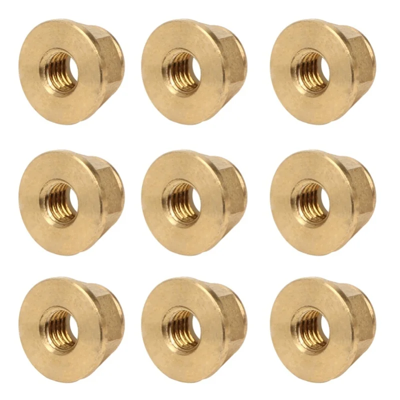 50Pcs Flange Nut Pure Copper Lock AntiSkid AntiLoose Fasteners Set Hardware Tools(M4 )
50Pcs Flange Nut Pure Copper Lock AntiSkid AntiLoose Fasteners Set Hardware Tools(M4 )