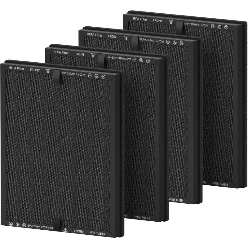 4 Pack HAP602 Replacement Filter Compatible with ECOSELF HAP602/ HAP602WF Air Purifier, 3-Stage High-Efficient Filtration for Ho
4 Pack HAP602 Replacement Filter Compatible with ECOSELF HAP602/ HAP602WF Air Purifier, 3-Stage High-Efficient Filtration for Ho