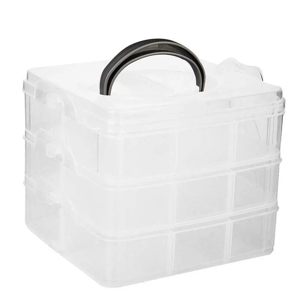3 - Storage Box Toy Organizer Child Transparent Grid Jewelry Clear Bins Container
3 - Storage Box Toy Organizer Child Transparent Grid Jewelry Clear Bins Container