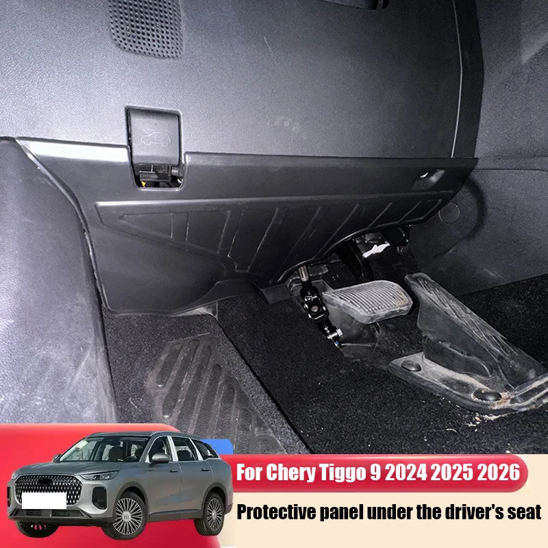 for Chery Tiggo 9 2024 2025 2026 Protective plate and anti kick plate under the driver's seat of the car
for Chery Tiggo 9 2024 2025 2026 Protective plate and anti kick plate under the driver's seat of the car