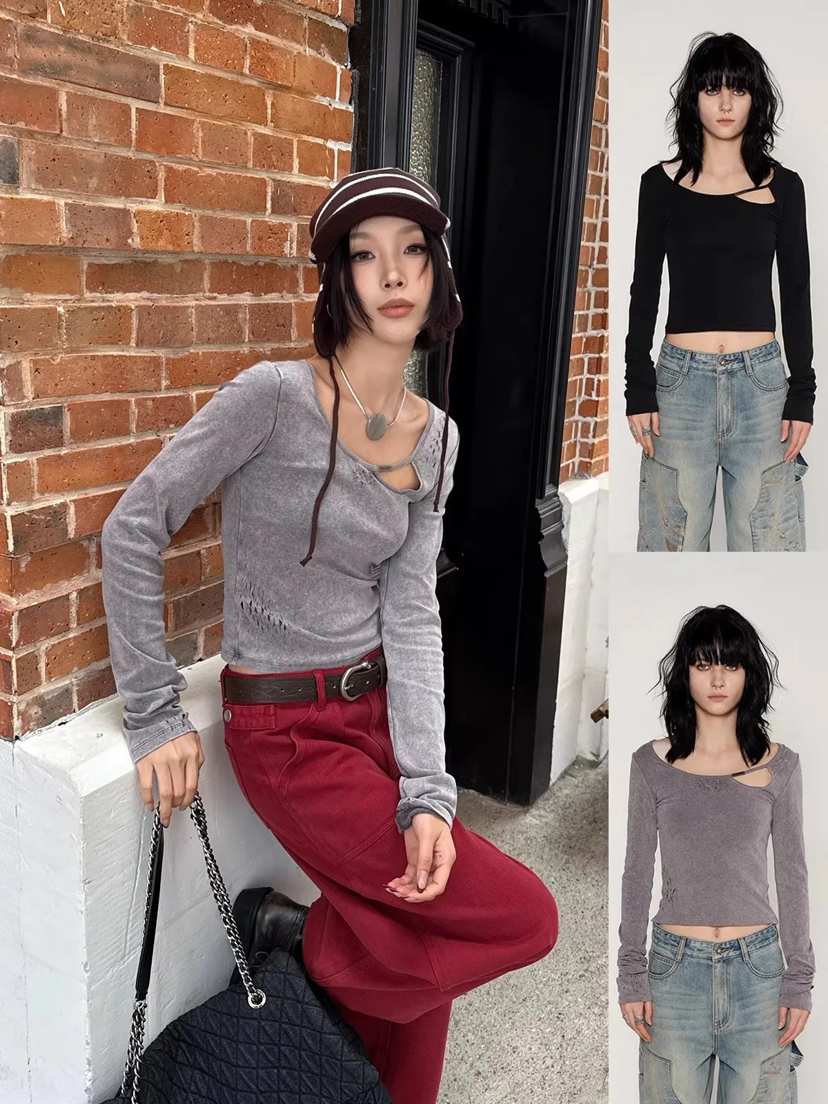 Brand Long Sve T-irt SENSEAWEEK Hollow out Vintage Sle DEARSOCUTE Hand-Pied Store Women's Faion Cotton Blend
Brand Long Sve T-irt SENSEAWEEK Hollow out Vintage Sle DEARSOCUTE Hand-Pied Store Women's Faion Cotton Blend