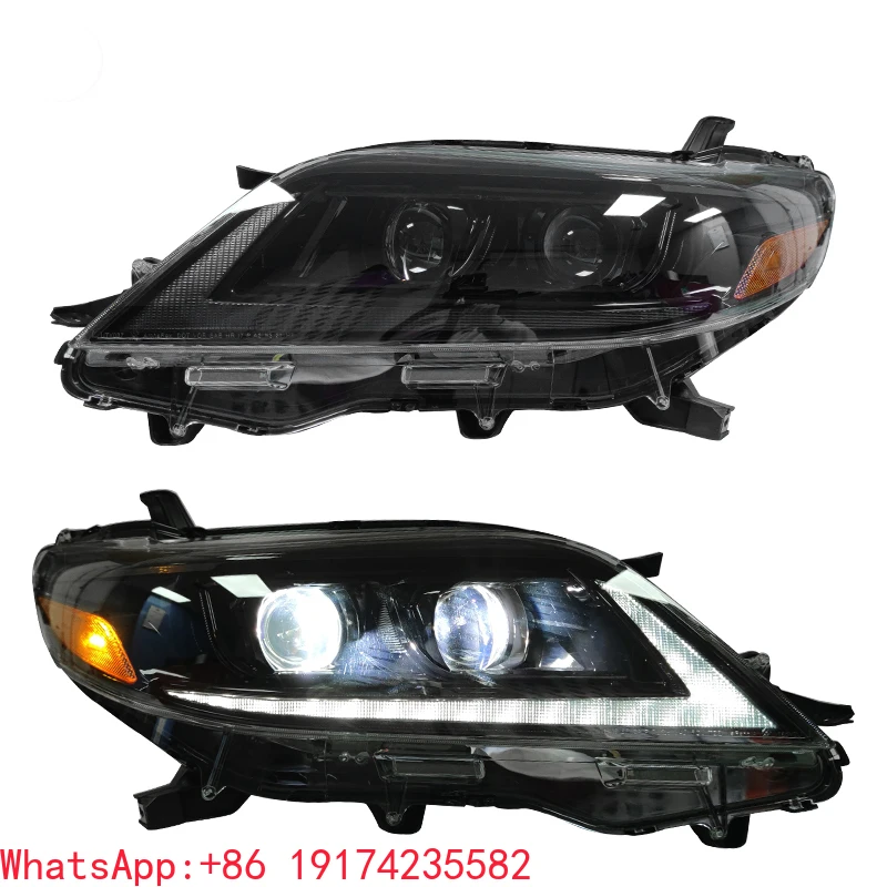 For Toyota Sienna Car LED Head Light Toyota Sienna Head Lamp 2011-2020 Front Light Upgrade Headlight