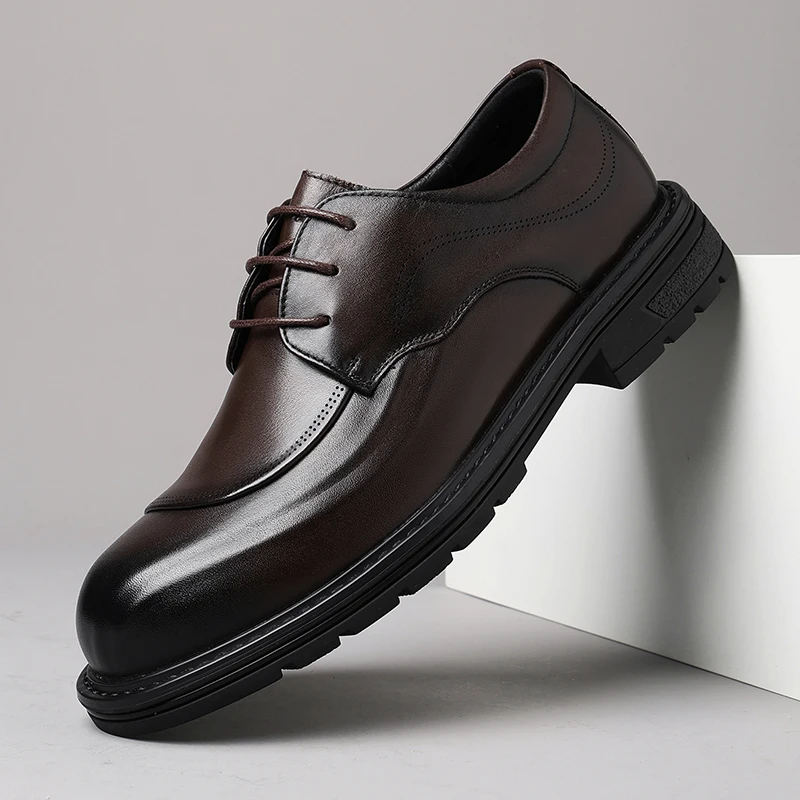 New men's derby shoes solid color retro low top versatile casual leather shoes 250923
New men's derby shoes solid color retro low top versatile casual leather shoes 250923