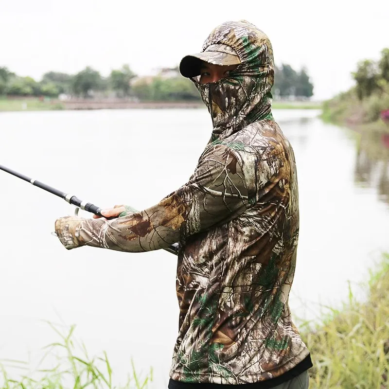 Summer Thin Sun Protection Fishing Jacket Long-Sleeved Cycling Hooded Jacket Tree Bionic Camouflage Hunting Jungle Ghillie Suit
Summer Thin Sun Protection Fishing Jacket Long-Sleeved Cycling Hooded Jacket Tree Bionic Camouflage Hunting Jungle Ghillie Suit