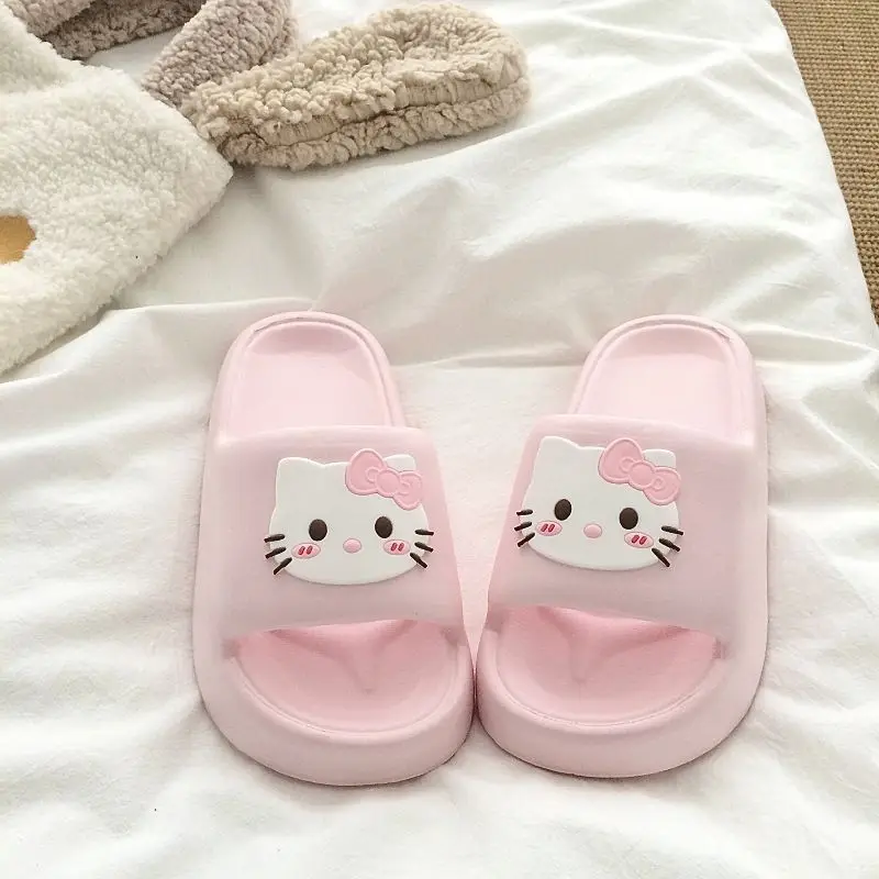 Hello Kitty Anime Kawaii Sanrio Ins Fashion Pvc Slippers Summer Cute Home Indoor Scandals Shoes Lovely Gifts for Girls
Hello Kitty Anime Kawaii Sanrio Ins Fashion Pvc Slippers Summer Cute Home Indoor Scandals Shoes Lovely Gifts for Girls
