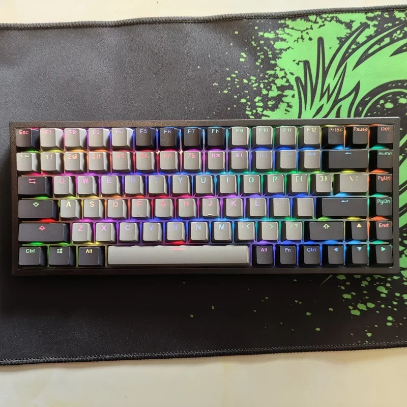 Механическая клавиатура Keycool Mini84 с возможностью горячей замены RGB Gateron Коричневый Красный Черный Проводные модели и Bluetooth
Механическая клавиатура Keycool Mini84 с возможностью горячей замены RGB Gateron Коричневый Красный Черный Проводные модели и Bluetooth