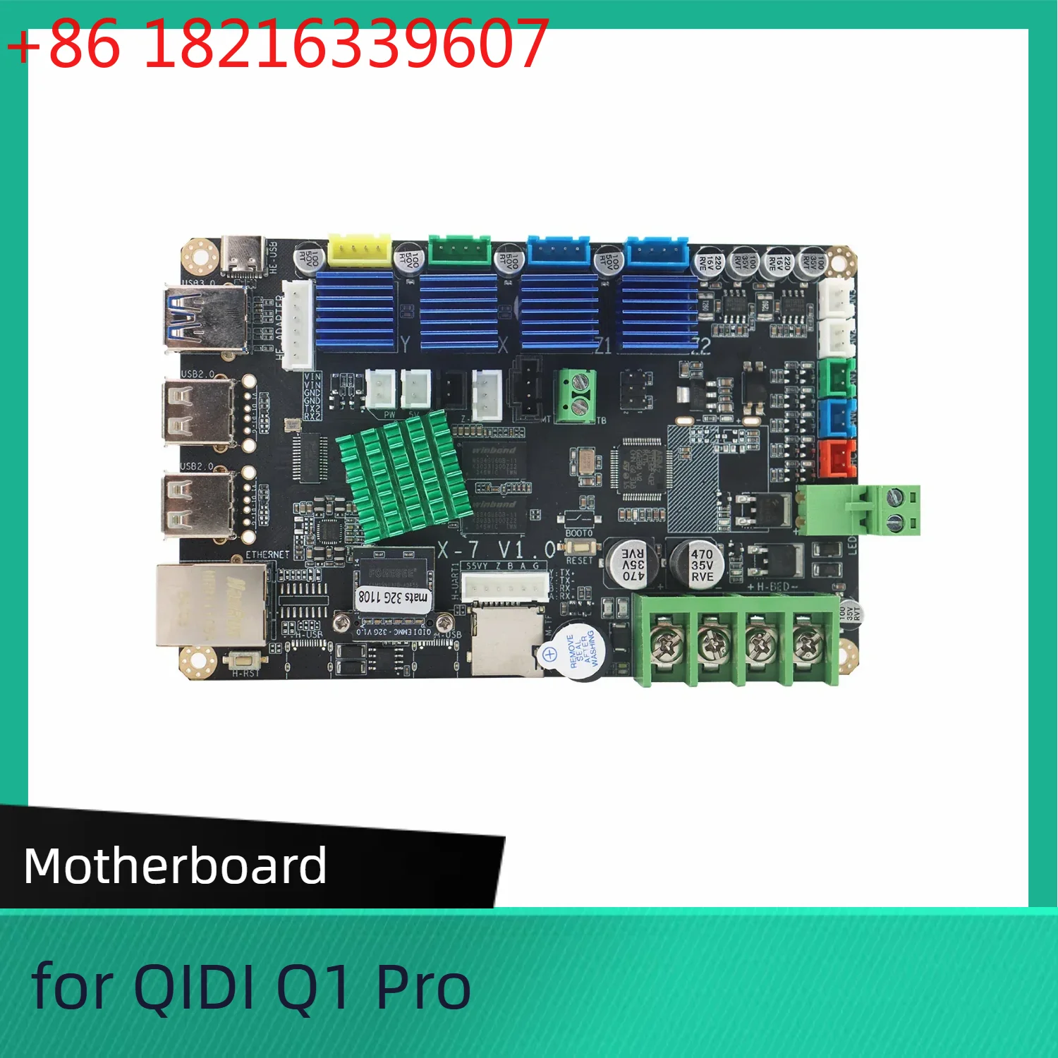 Mainboard for QIDI Q1 PRO Motherboard for QIDI Tech Q1-Pro 3D Printer Accessories
Mainboard for QIDI Q1 PRO Motherboard for QIDI Tech Q1-Pro 3D Printer Accessories