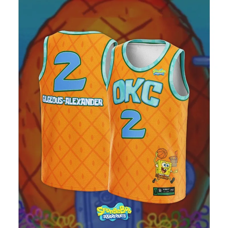 New SpongeBob SquarePants Alexander 2 Basketball Jersey Men Sleeveless Breathable Sports Vest for Training Outdoor Casual Wear
New SpongeBob SquarePants Alexander 2 Basketball Jersey Men Sleeveless Breathable Sports Vest for Training Outdoor Casual Wear