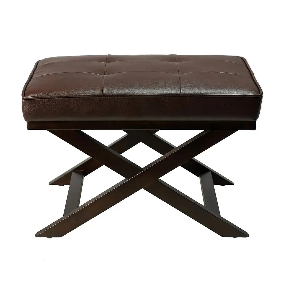 Ari Brown X Bench Ottoman in Bonded Leather with Dark Cappuccino Wood Legs
Ari Brown X Bench Ottoman in Bonded Leather with Dark Cappuccino Wood Legs