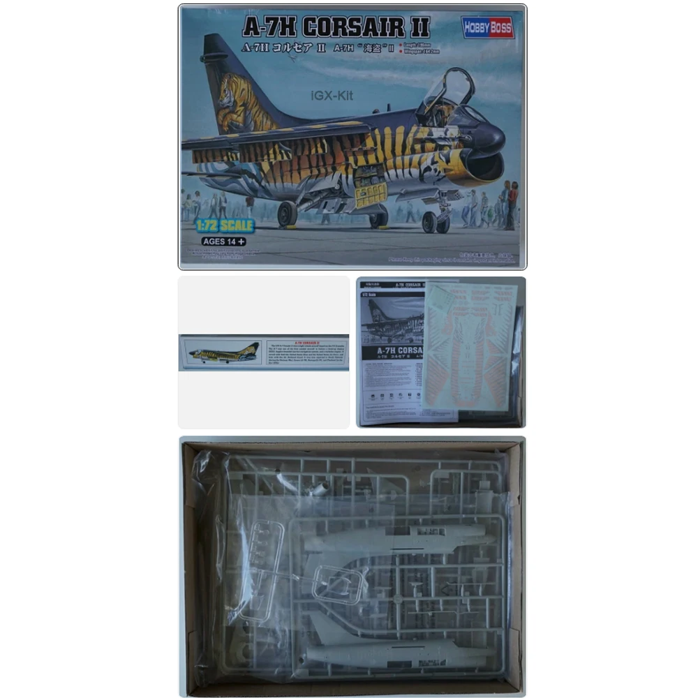 HobbyBoss 87206 1:72 Scale Vought A-7H A7 Corsair II Fighter Aircraft Plastic Model Toy Building Kit Military Assembly Gift
HobbyBoss 87206 1:72 Scale Vought A-7H A7 Corsair II Fighter Aircraft Plastic Model Toy Building Kit Military Assembly Gift