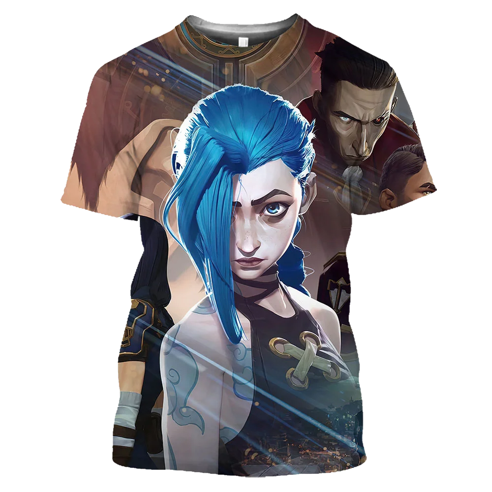 League of Legends League Аниме Футболки с 3D принтом Мужчины Женщины Футболка с коротким рукавом и круглым вырезом Свободный повседневный топ Harajuku Y2k Одежда
League of Legends League Аниме Футболки с 3D принтом Мужчины Женщины Футболка с коротким рукавом и круглым вырезом Свободный повседневный топ Harajuku Y2k Одежда
