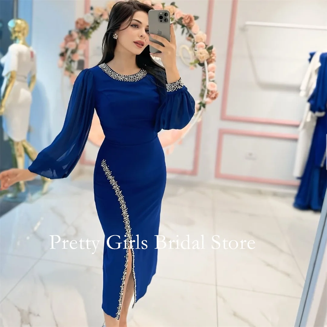 Robe De Soirée с круглым вырезом длиной до пола, вечернее платье русалки, вечернее платье по индивидуальному заказу, темно-синее платье для выпускного вечера с длинными рукавами и жемчугом
Robe De Soirée с круглым вырезом длиной до пола, вечернее платье русалки, вечернее платье по индивидуальному заказу, темно-синее платье для выпускного вечера с длинными рукавами и жемчугом