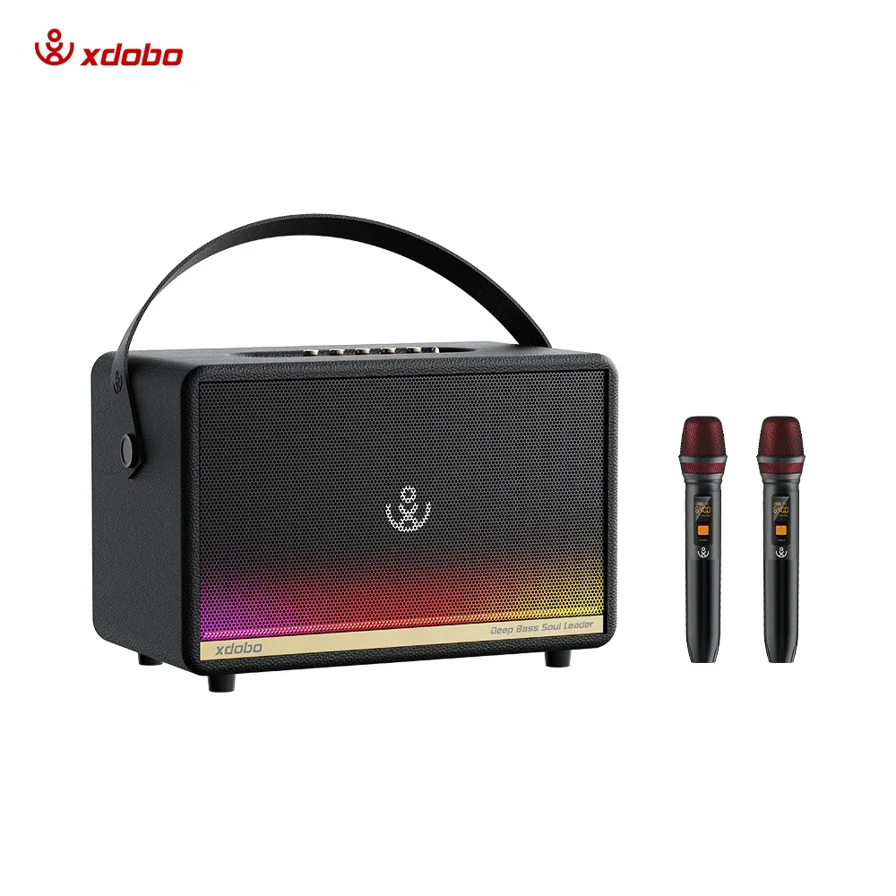 Speaker 300W Super Bass BoomBox Outdoor Portable Karaoke Rock Subwoofer Dual Microphone
Speaker 300W Super Bass BoomBox Outdoor Portable Karaoke Rock Subwoofer Dual Microphone
